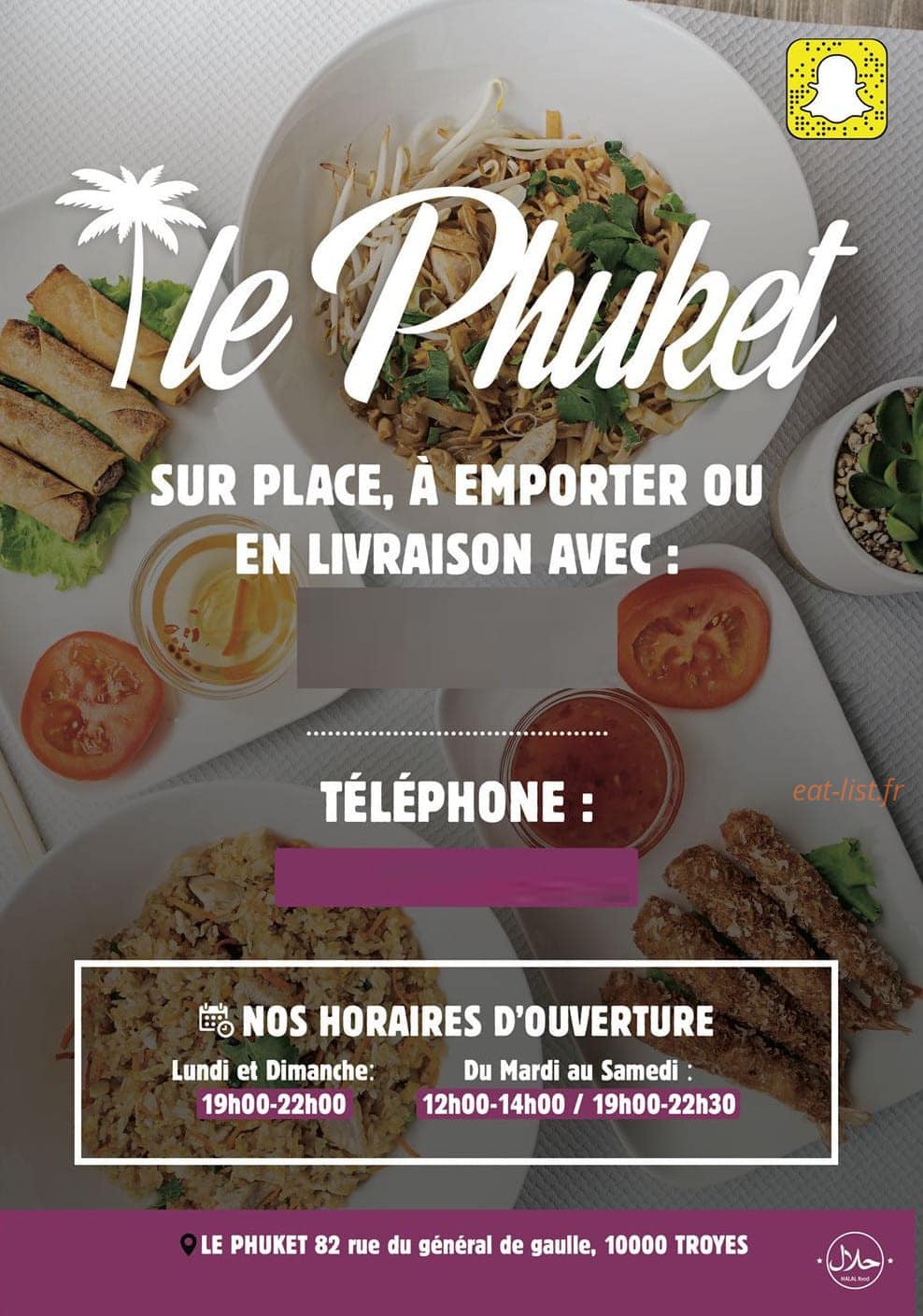 Le Phuket — carte page 1