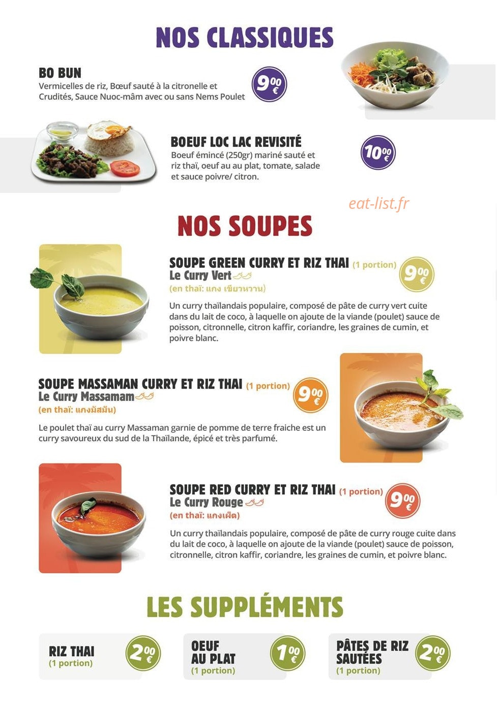 Le Phuket — carte page 3