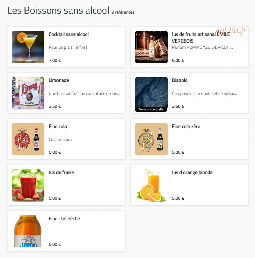 Le Quai de Champagne — carte page 7