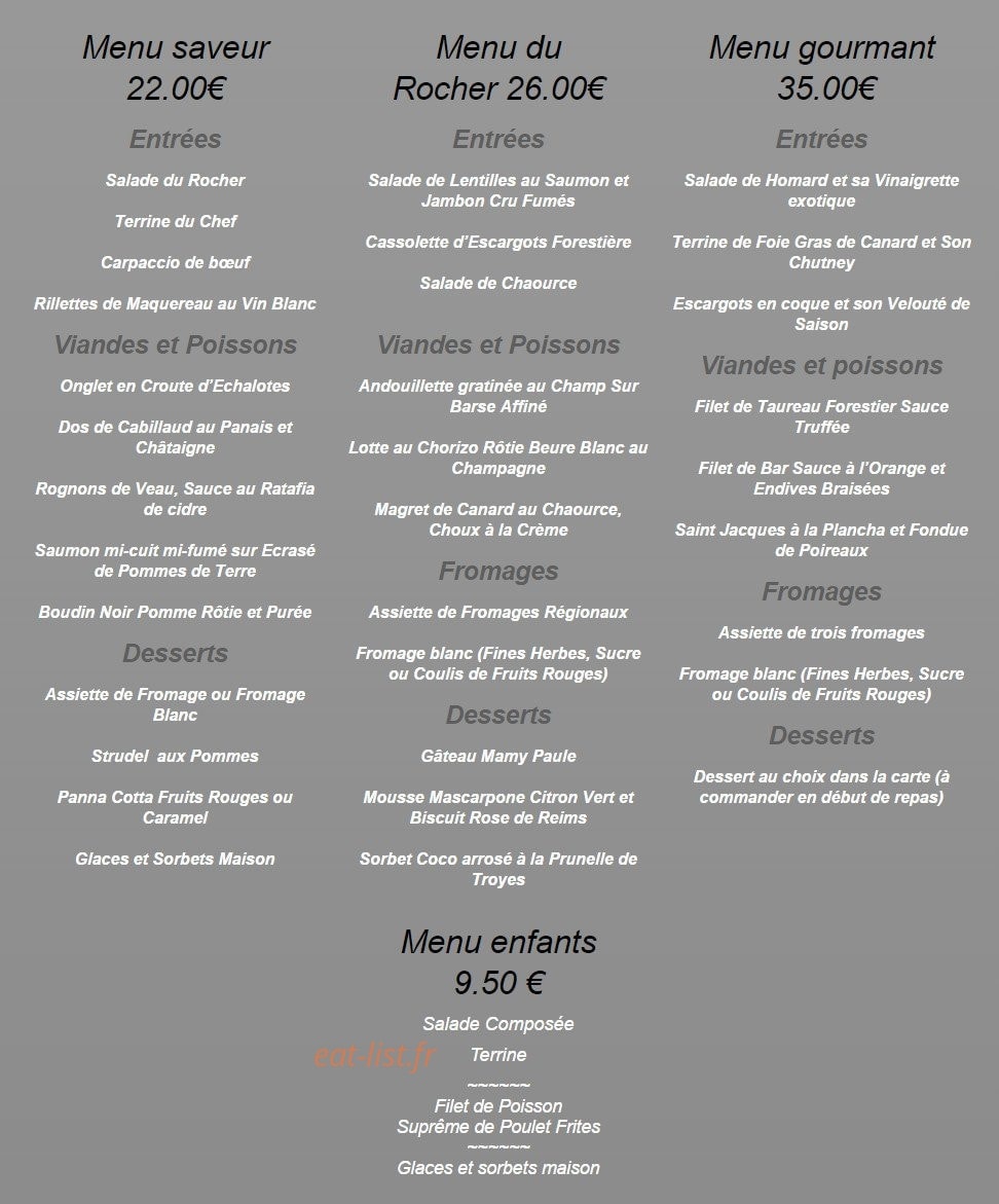 Le Rocher — carte page 2