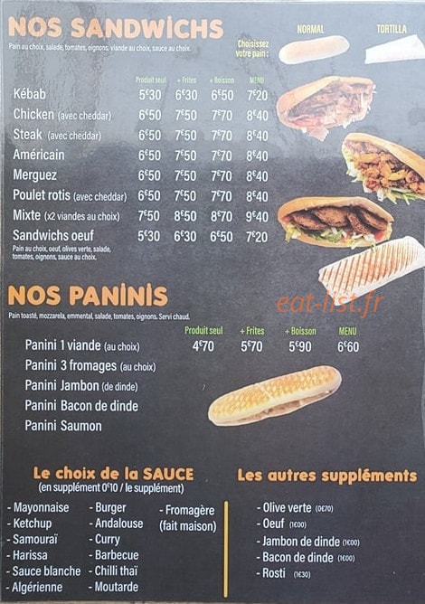 MS Food — carte page 2