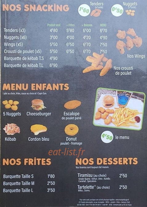 MS Food — carte page 4