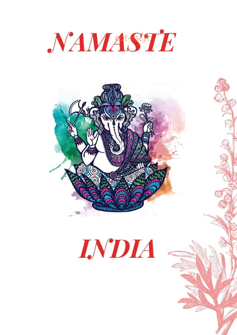 Namaste — carte page 1