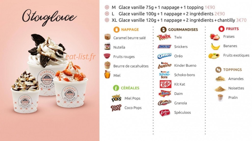 O'tacos — carte page 3