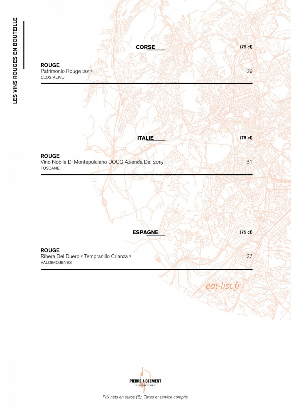 Pierre et Clement — carte page 14