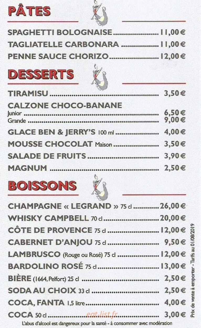 Pizz'a Bella — carte page 6