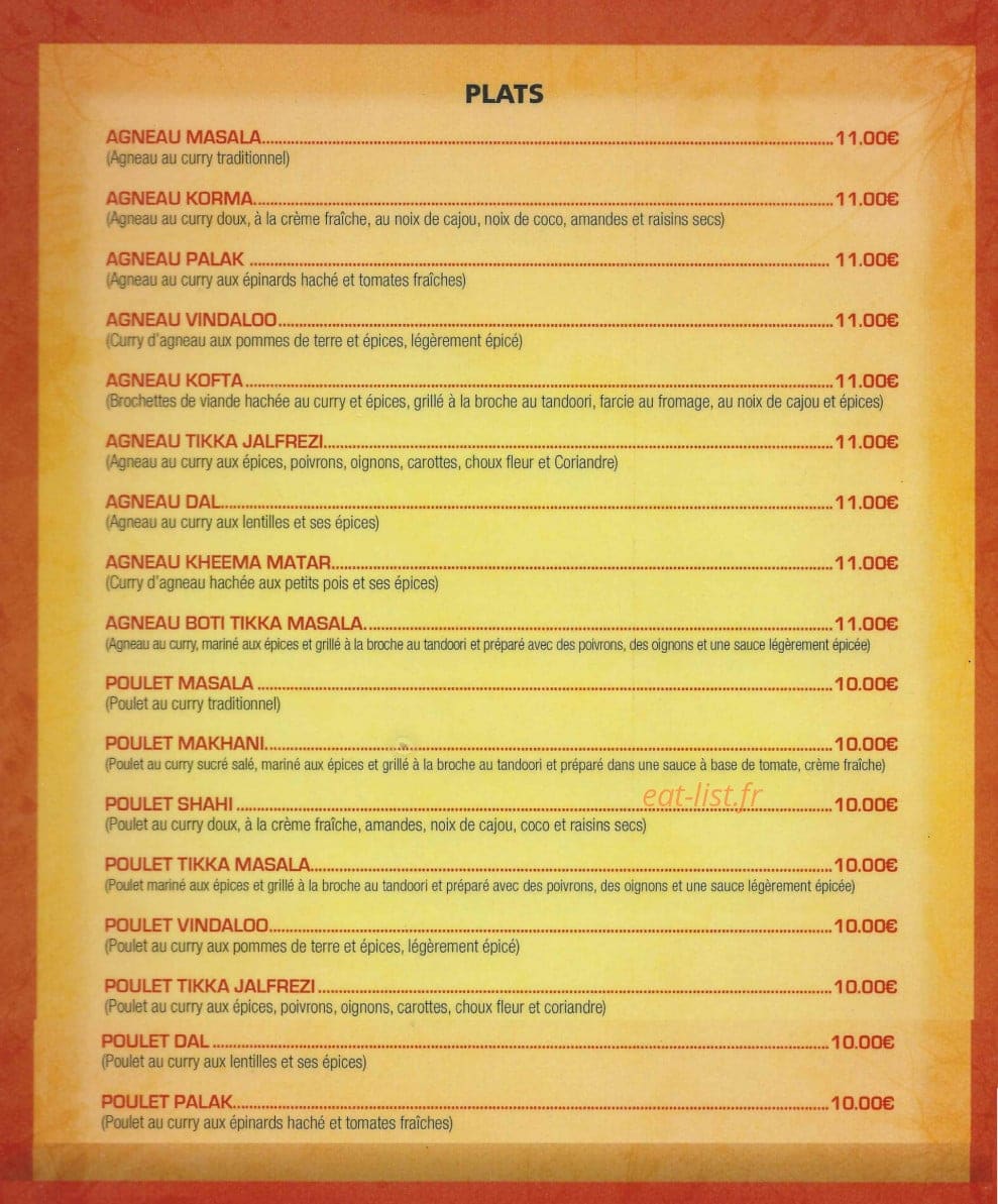Shalimar — carte page 3