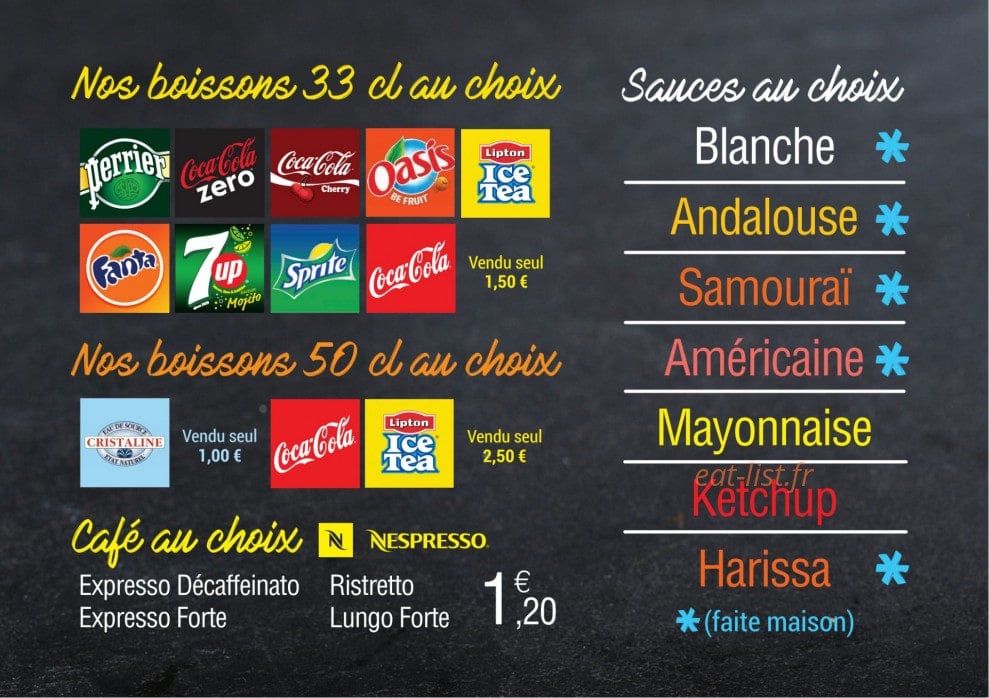 Slim Gourmand — carte page 7