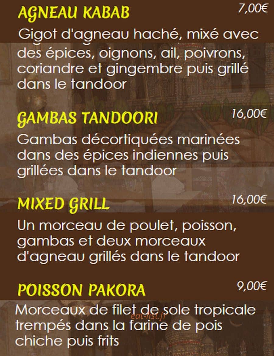 Soleil de l' Inde — carte page 2