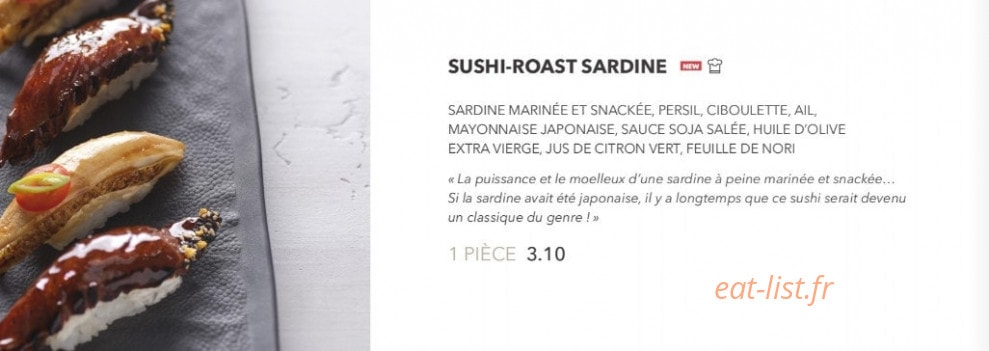 Sushi Shop — carte page 7