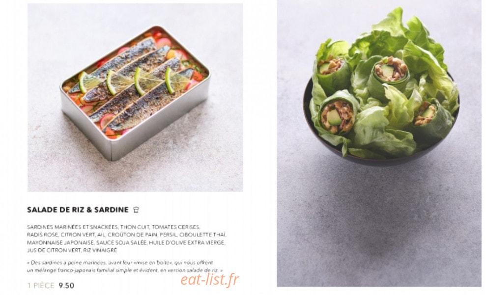 Sushi Shop — carte page 3