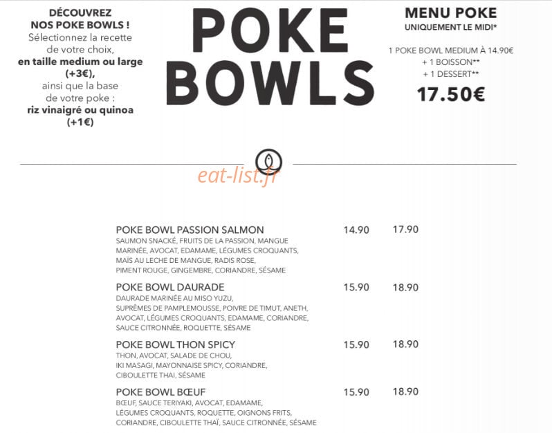 Sushi Shop — carte page 32