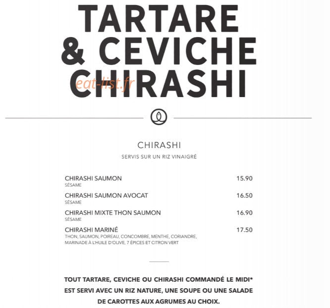 Sushi Shop — carte page 30