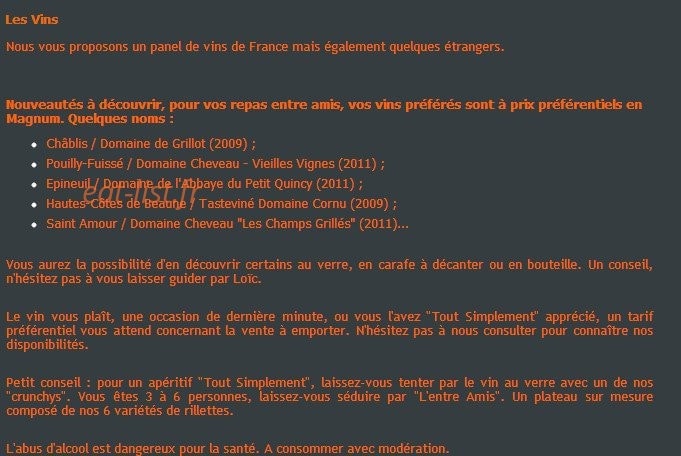 Tout simplement — carte page 7