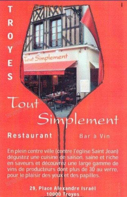 Tout simplement — carte page 1