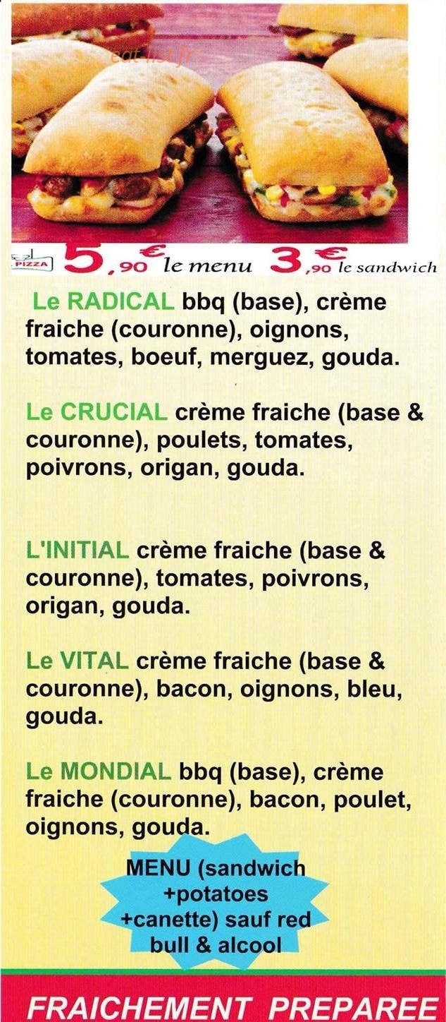 All Pizza — carte page 5