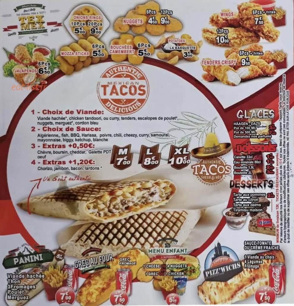Allo Pizza — carte page 4