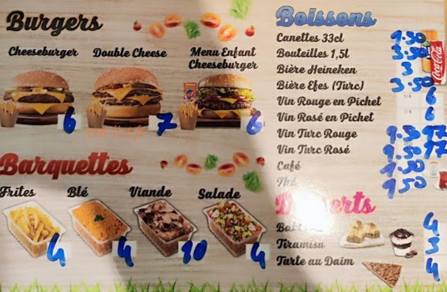 Izgara Kebab — carte page 3