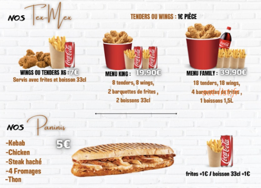 King Fast Food — carte page 6