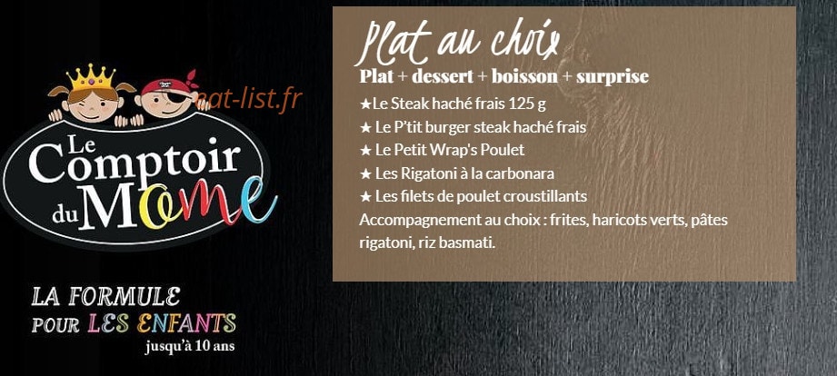 Le Comptoir du Malt — carte page 1