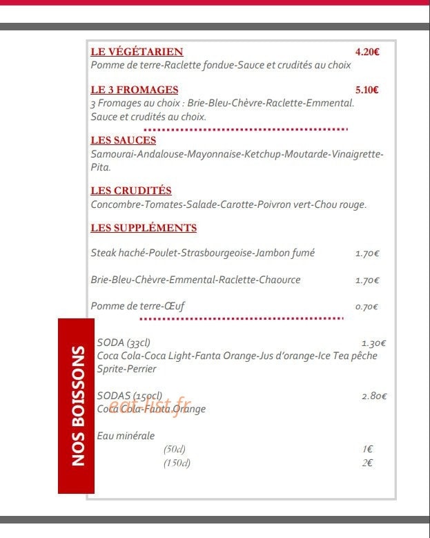 Rougi' Croc — carte page 2