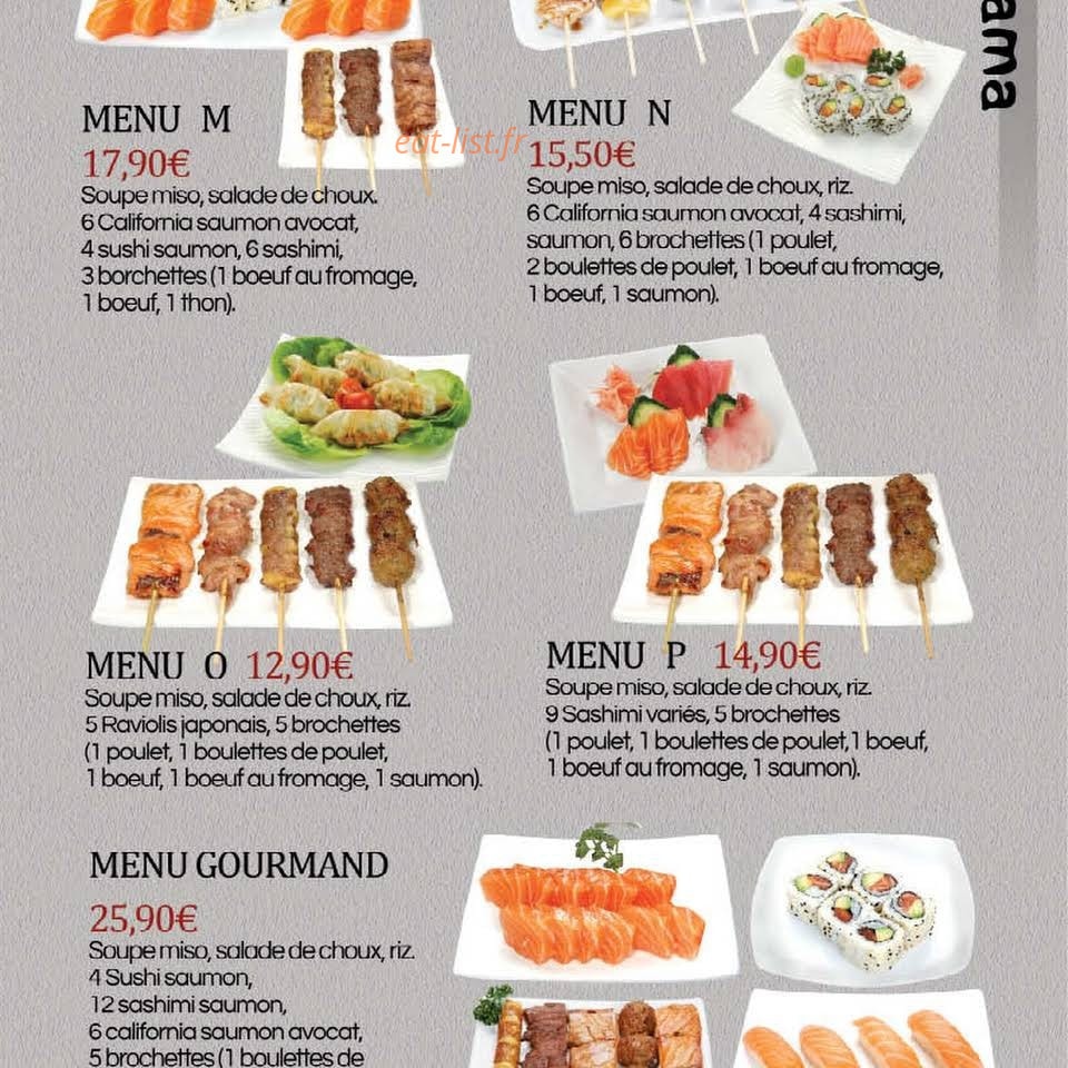 Sushi Nakama — carte page 2