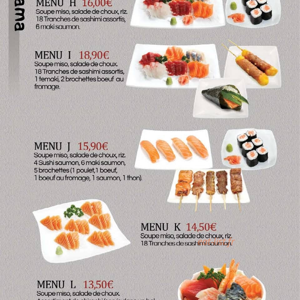 Sushi Nakama — carte page 3