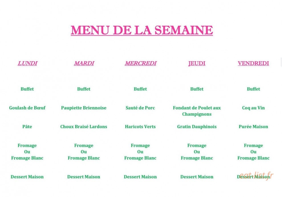 Café De La Halle — carte page 3