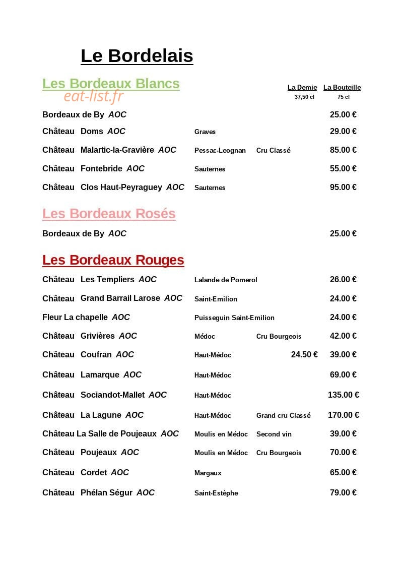 La Gentilhommière — carte page 9