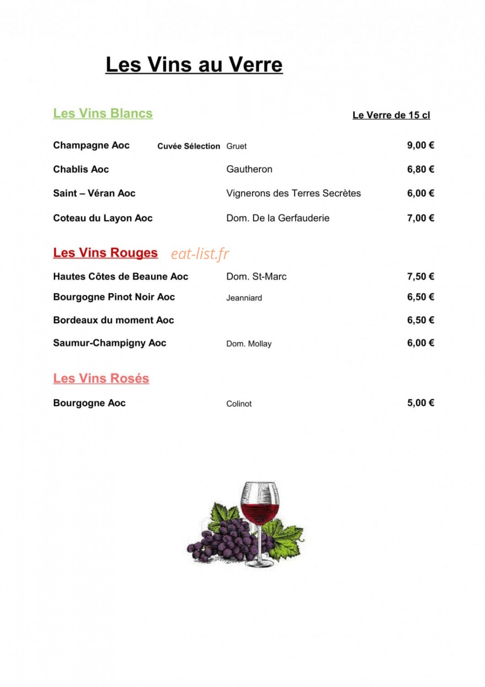 La Gentilhommière — carte page 12