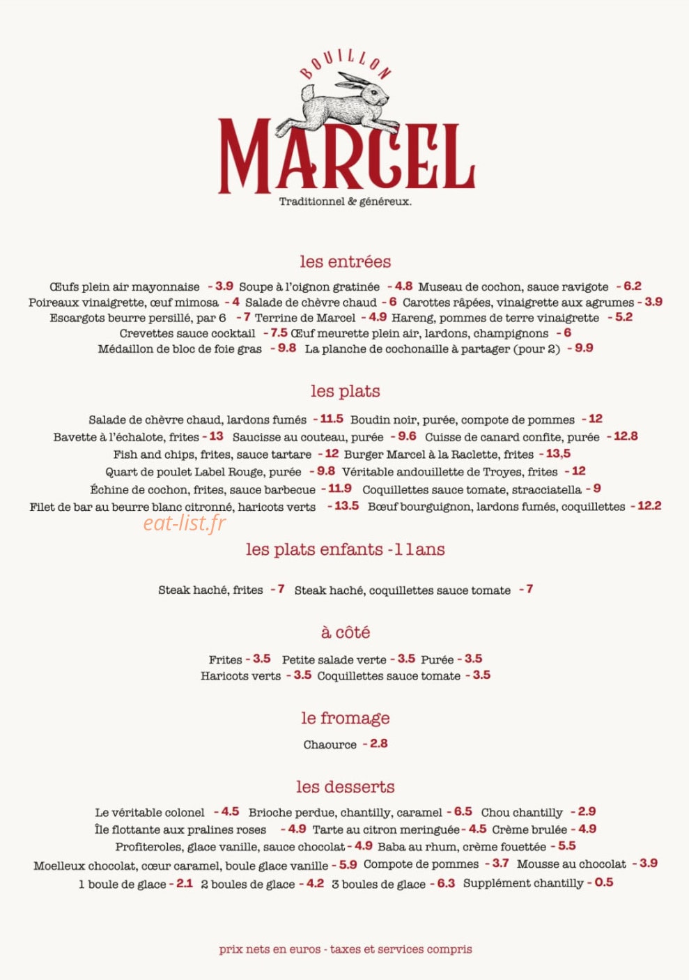 Bouillon Marcel — carte page 1