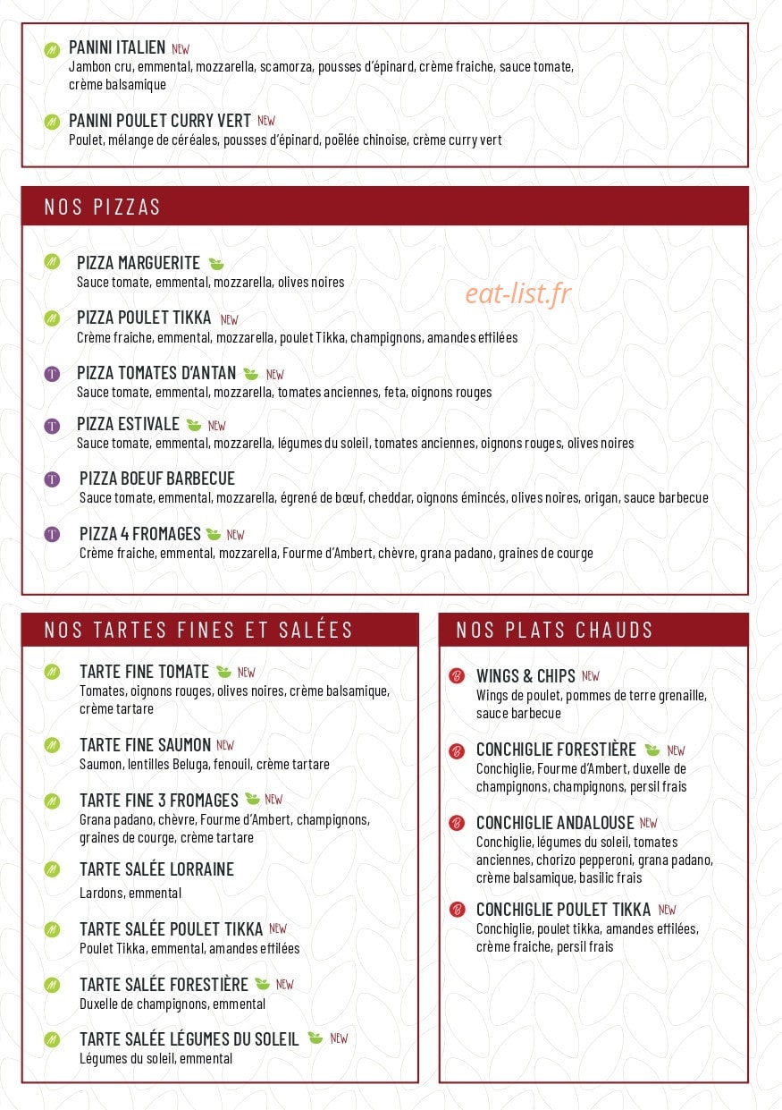 L'atelier Papilles — carte page 5