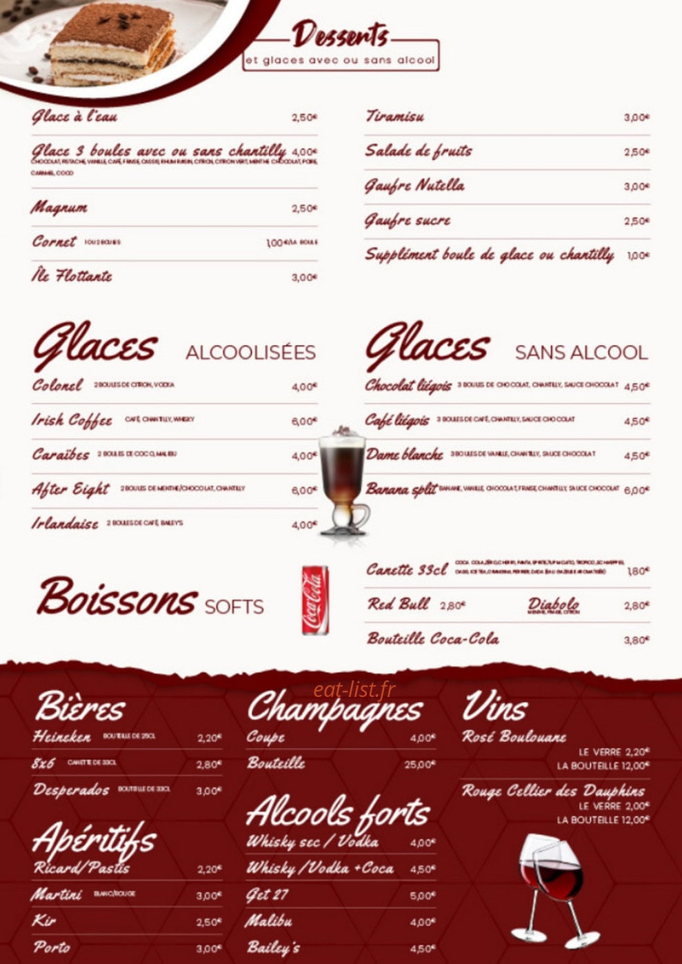 Le Bosphore — carte page 4