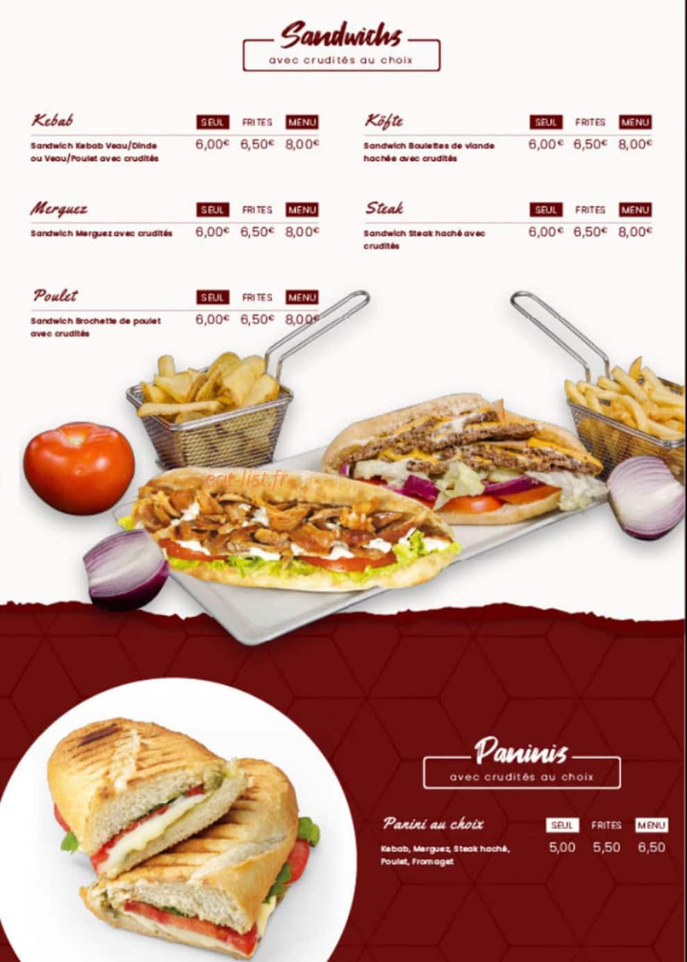 Le Bosphore — carte page 3