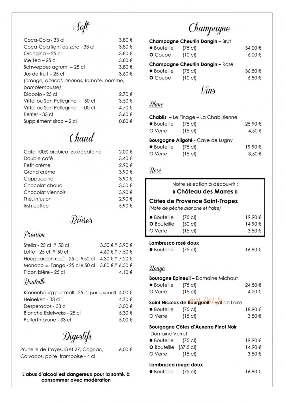 Les Voiles — carte page 5