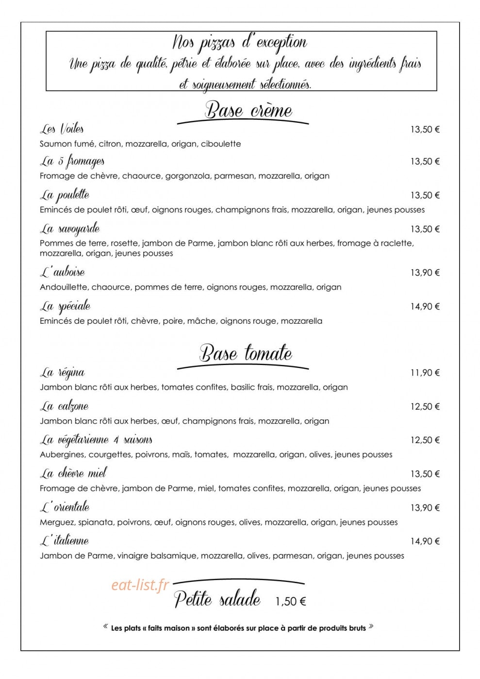 Les Voiles — carte page 3