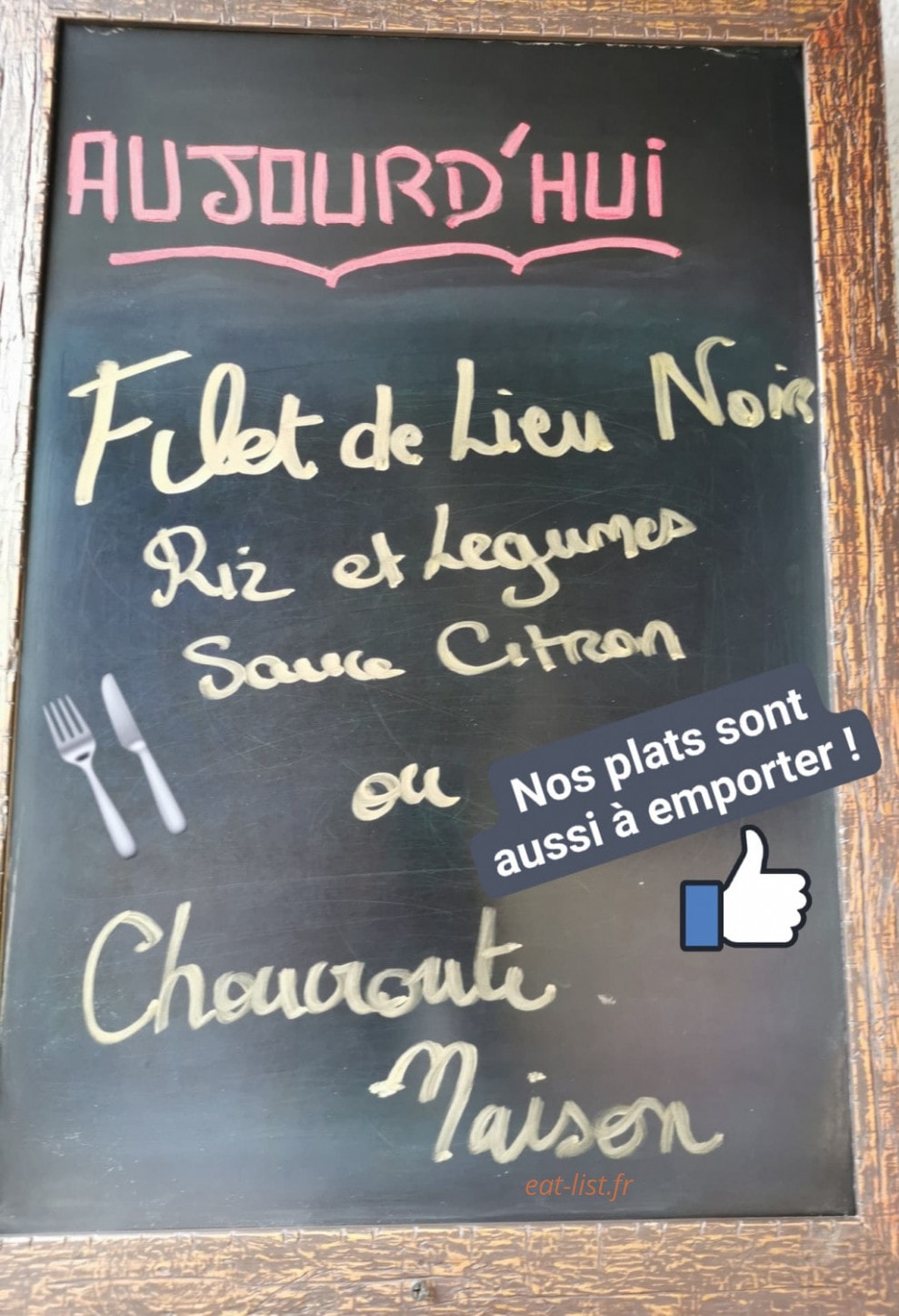 Le Beau Bar — carte page 1