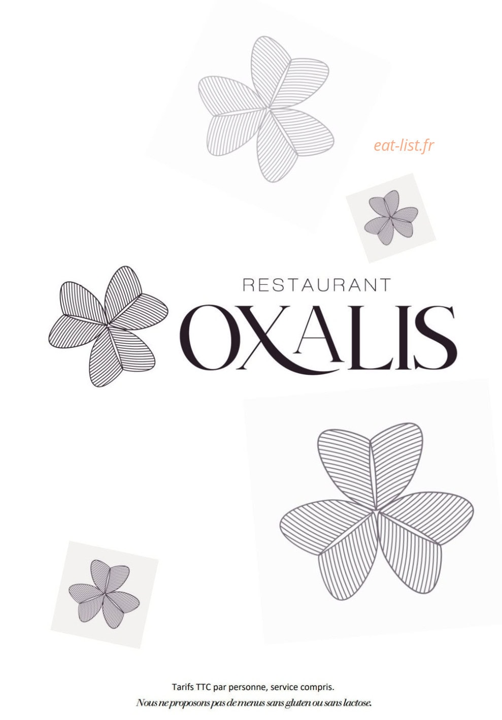 Oxalis — carte page 1