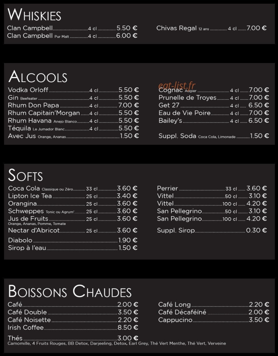 Atelier du Bœuf — carte page 5