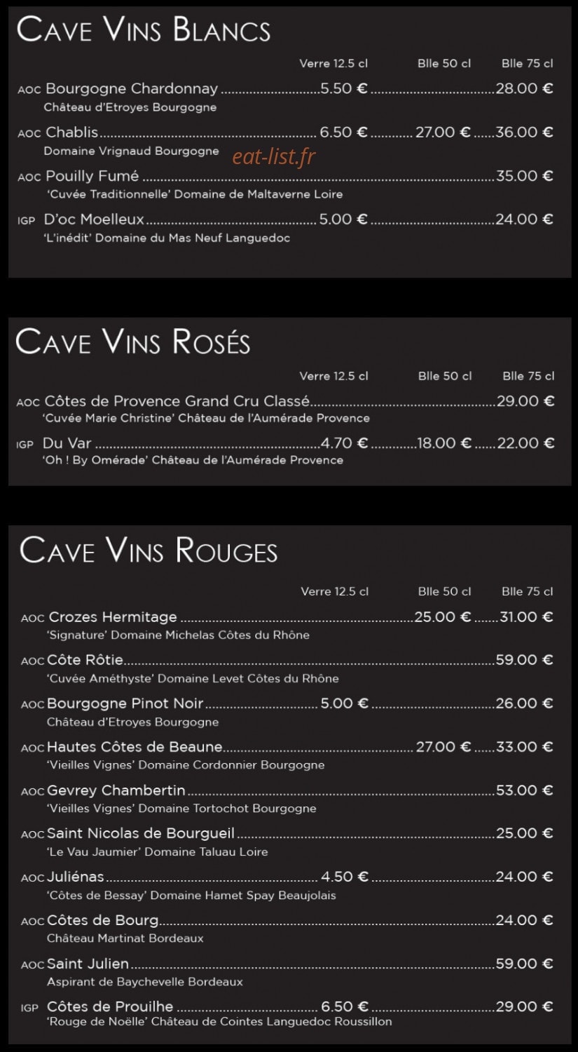 Atelier du Bœuf — carte page 3