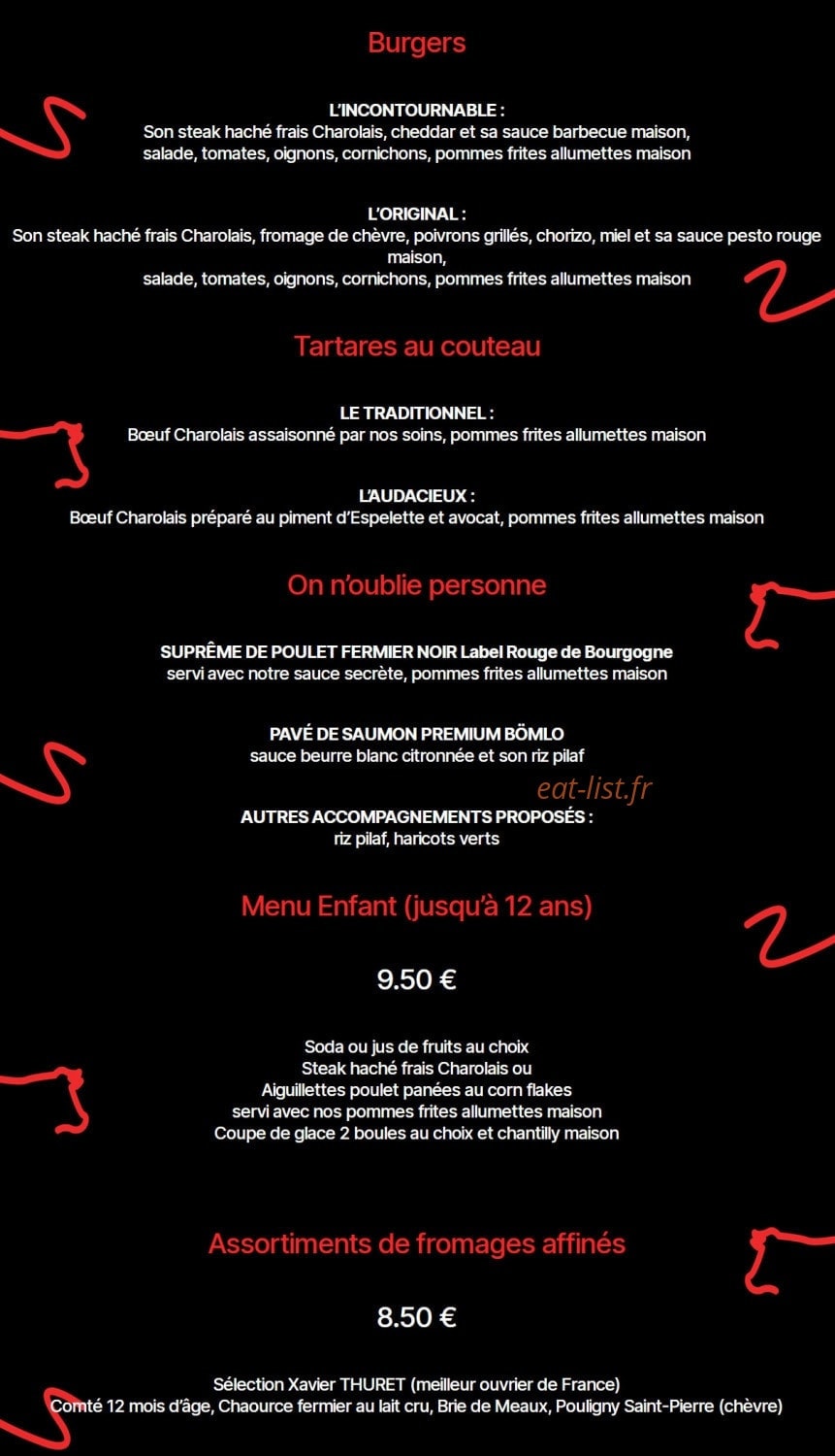 Atelier du Bœuf — carte page 1