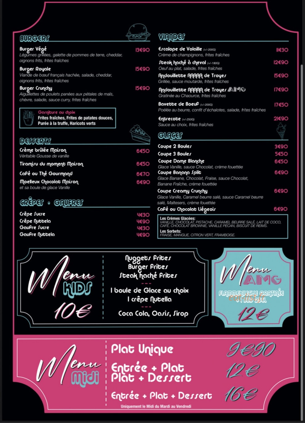 Au Mistral Gagnant — carte page 2