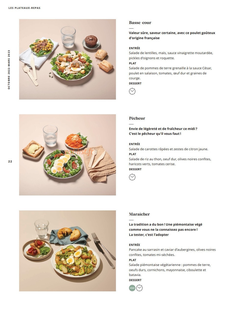 Class'croute — carte page 20