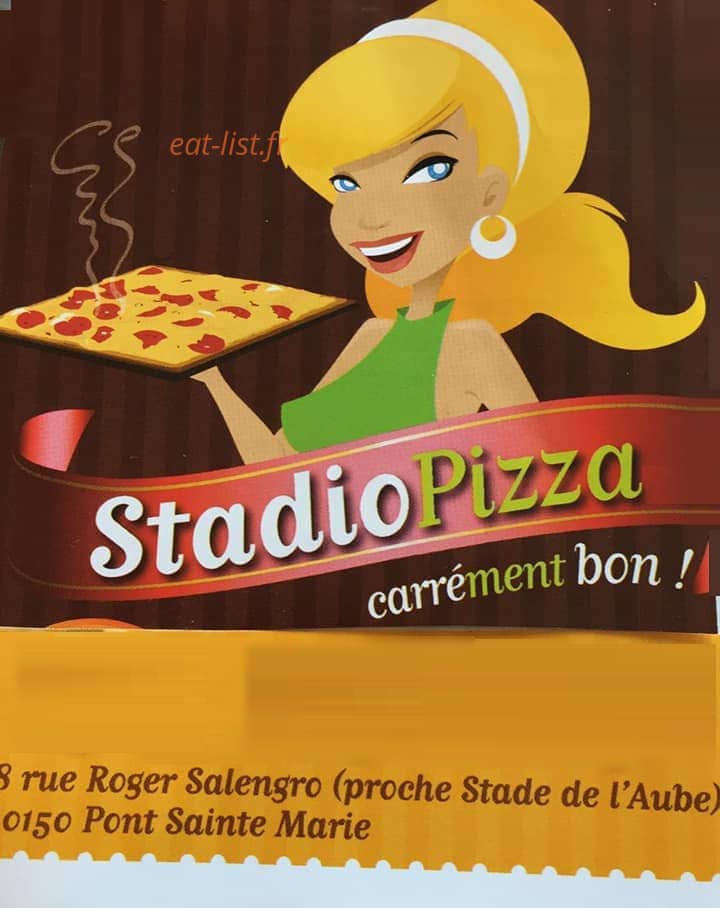 Stadio Pizza — carte page 1