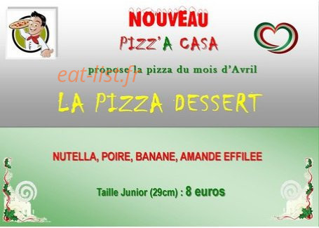 Pizz'a casa — carte page 3