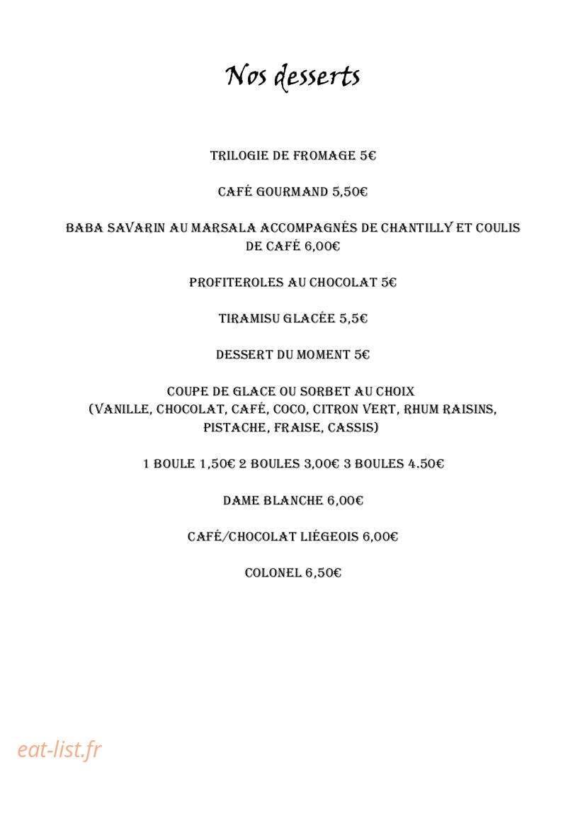 Au Moulin — carte page 5