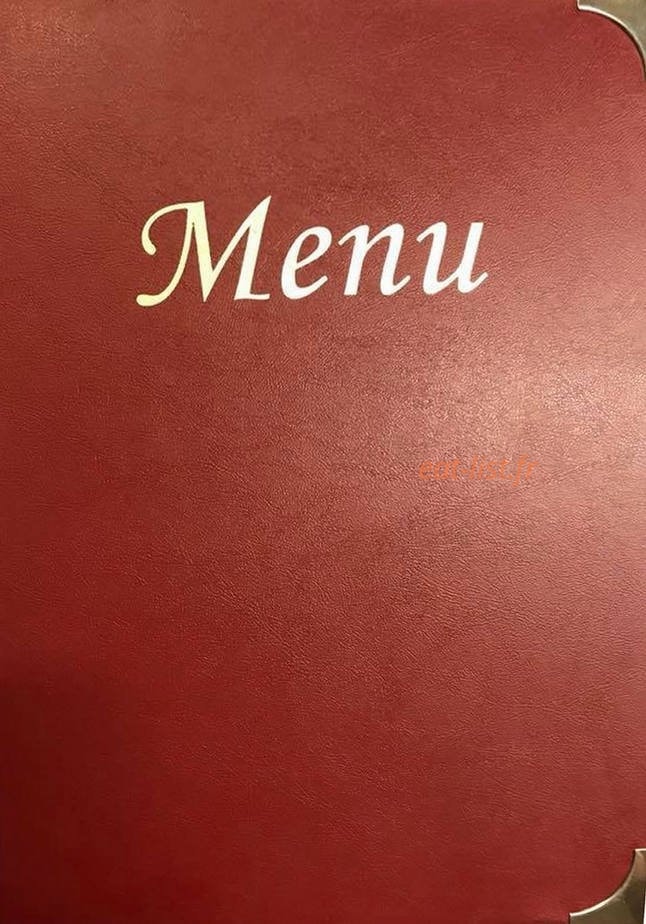 Le Resto d'Evane — carte page 1