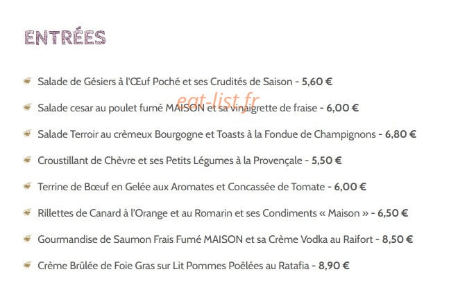 La Table D'Othe — carte page 2