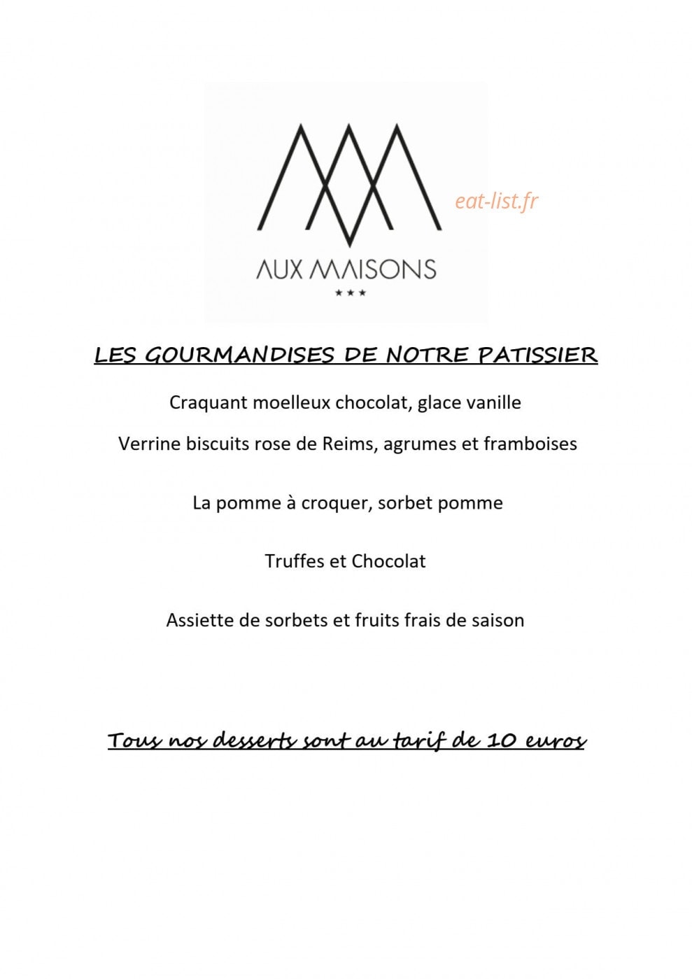 Aux Maisons — carte page 5