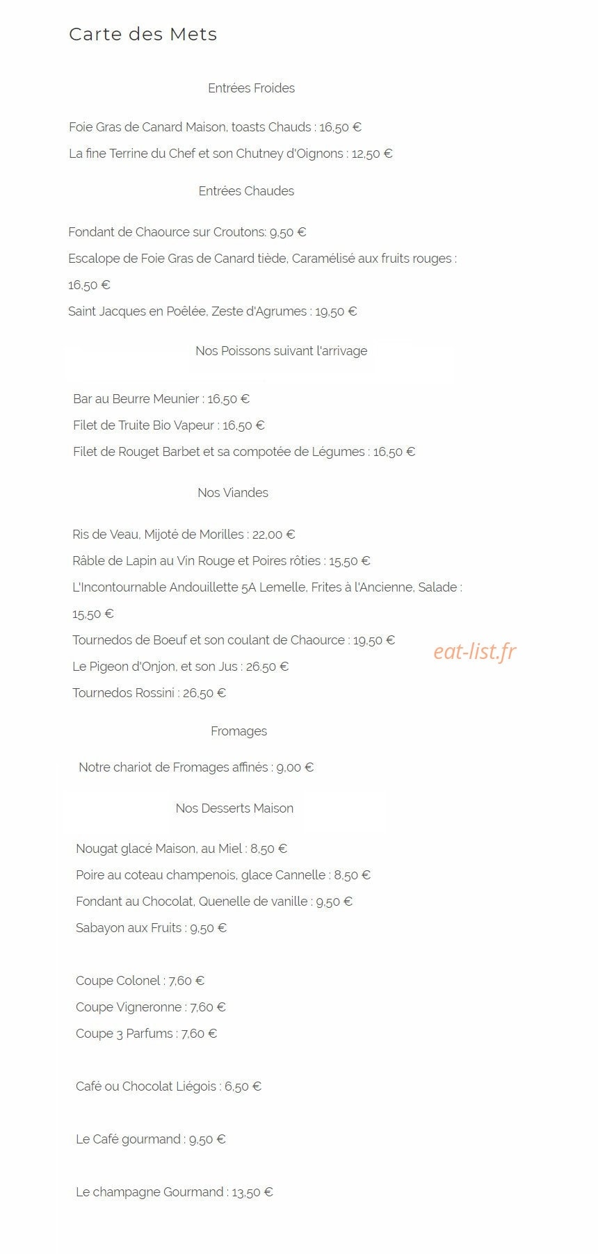 Le Tadorne — carte page 6